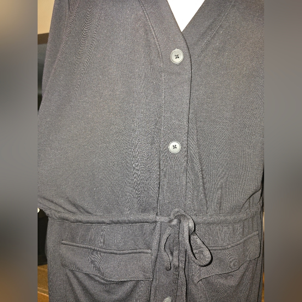 NWOT Waist - Defined Ponte - Knit Utlity Dress - Picture 4 of 6